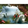 thumbnail image 1 of Diamond Painting (DE5353) Kits Gansos en Río Cuadro Cuadrado Artesanía 40x50cm Hugtrwg Para estrenar, 1 of 1
