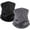 Gray black, variant on 2 Pack Winter Neck Gaiter,Neck Warmer Face Scarf,Windproof Face Mask Cover Cold Weather Scarf for Men and Women