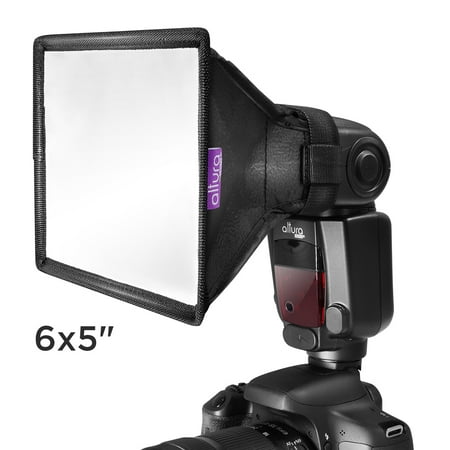 Camera Diffuser Camera Flash Diffuser Light Softbox by Altura Photo (Universal, Collapsible with Storage Pouch) for Canon, Yongnuo and Nikon Speedlight ()