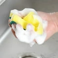 thumbnail image 3 of Ovzne Kitchen Cleaning Sponges - Eco-Friendly, Non-Scratch Scrub Sponges, Size 11X7X3Cm, 6-Pack, 3 of 7