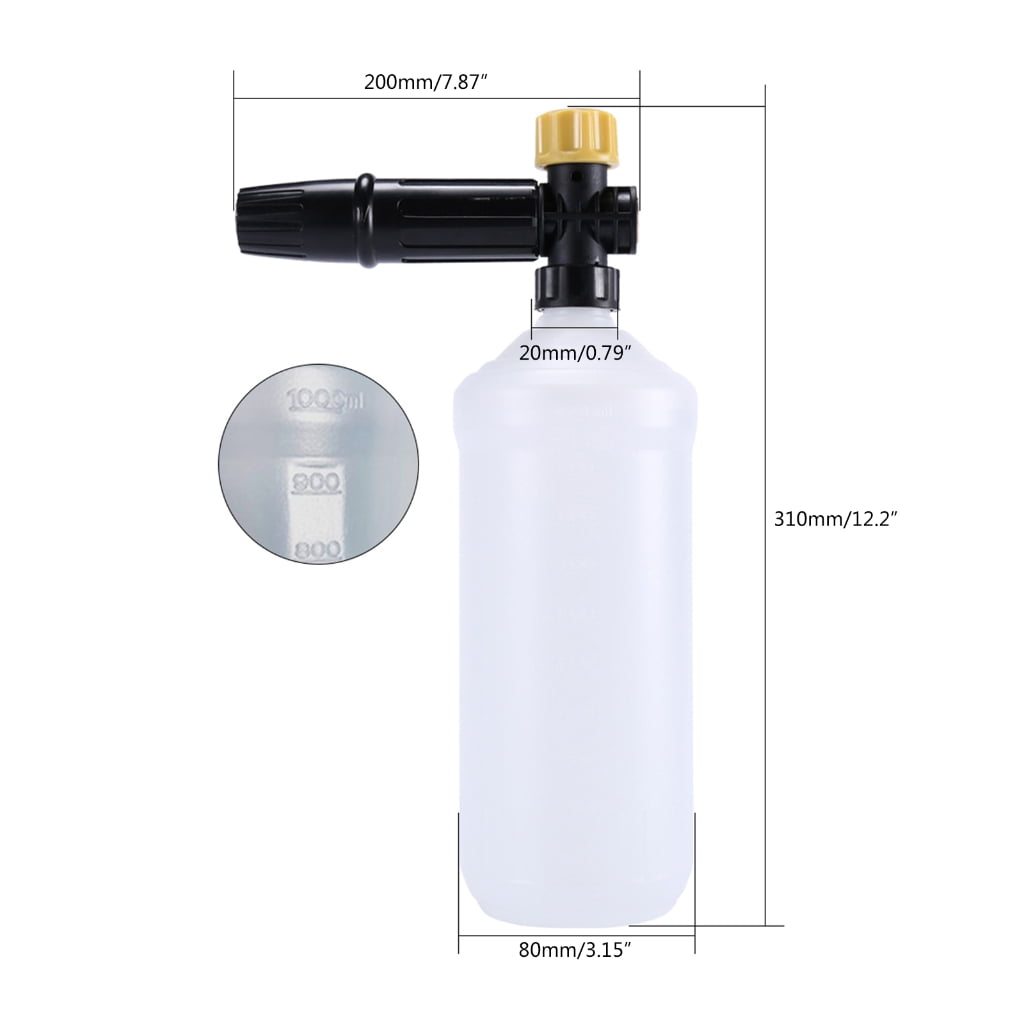 BQBQERT Foam Cannons Bottle Snow Foam Washer for Type-K K2-K7 Soap Generators Pressure Washer Car Foamer Wash