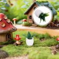 thumbnail image 3 of HONMEET 4pcs Mini Artificial Potted Plants Set for 1:12 Scale Dollhouse, Decor, Crafts, and Miniature Accessories, 3 of 7
