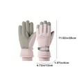 thumbnail image 3 of Uutvmp Winter Ski Gloves, Waterproof Touch Screen Snow Gloves, Warm Windproof Snowboard Gloves for Skiing Hiking Cycling, 3 of 7