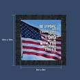 thumbnail image 2 of Be Strong and Courageous, Biblical Military Gift, American Flag Picture Frame, 8640CH, 2 of 6