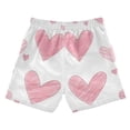 thumbnail image 7 of FORMRS Boys Swim Trunks Quick Dry Mesh Liner Boardshorts Sizes XS-XL, Hand Drawn Hearts, 7 of 7