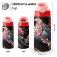 thumbnail image 2 of Mobile Suit Gundam Kids Water Bottle with Silicone Straw And Spill-Proof Lid, 12 Oz Stainless Steel Double-Wall Vacuum Insulated Water Bottles for Boys Girls, 2 of 8