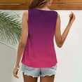 thumbnail image 5 of LADIGASU Women's Gradient Color Camisole Sleeveless T-shirt Loose Tank Top, 5 of 5