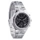 thumbnail image 1 of Bulova Classic Precisionist Octagon Chronograph Stainless Steel Black Dial Quartz 96B410 100M Men's Watch, 1 of 3
