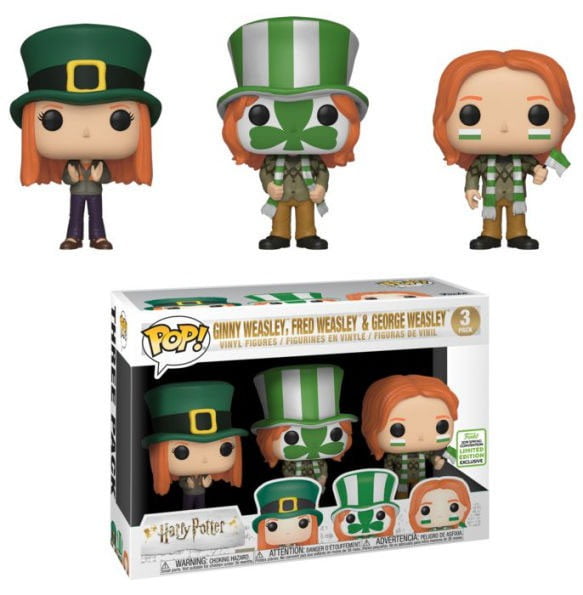 Fred and George Weasley 3 Pack Funko Pop Harry Potter Ginny 