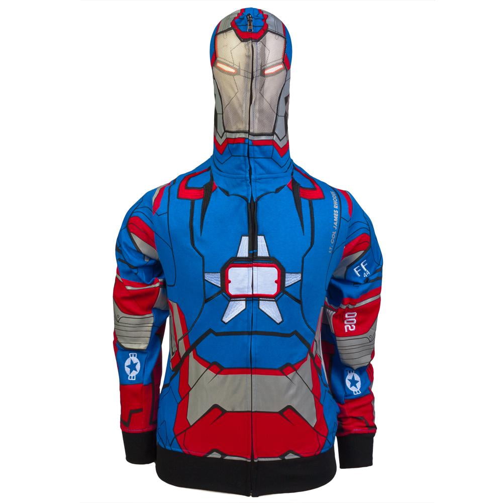 Iron Man I Am Iron Patriot Costume Zip Hoodie Walmart Canada Iron Man I Am Iron Patriot Costume Zip Hoodie Walmart Canada