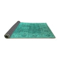 thumbnail image 2 of Ahgly Company Indoor Rectangle Oriental Turquoise Blue Industrial Area Rugs, 8' x 10', 2 of 4