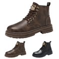 thumbnail image 4 of NOKIO Men's Spring And Autumn Non Slip Trendy Mid Top Workwear Wear Retro Motorcycle Sports Casual Shoes Men'S Spring Mesh Walking Sneakers Men'S Lightweight Mesh Joggers, 4 of 5