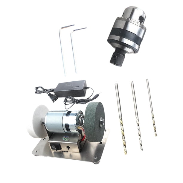 Herramienta de molienda de banco de molinillo mini bench suministros de bricolaje de bricolaje multifunción resistente pulidor de lijador para pulido Estilo C