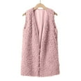 thumbnail image 4 of UTTOASFAY Women Long Sleeve Top Ladies Women Sexy Lady Faux-Fur' Solid Casual Sleeveless Warm Vest Waistcoat, 4 of 8