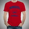 thumbnail image 3 of Minnesota Classic Baseball Arch Basic Cotton T-Shirt - Large - Red, 3 of 6