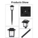 thumbnail image 3 of Yuarrent 2 uds lámpara de césped al aire libre LED luz cálida lámpara de paisaje con energía solar lámpara de paisaje impermeable con diseño de Iluminación y accesorios Yuarrent HA012933-00, 3 of 6