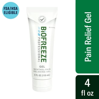 BioFreeze Menthol Pain Relief Colorless Gel, 3 fl oz (2 pack