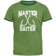 thumbnail image 1 of Master Baiter Fishing Mens Ringer T Shirt, 1 of 1