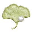 thumbnail image 2 of Hoja Ginkgo Broche Alfileres Elegante Bufanda de Moda Hebilla para Mujeres Niñas Acción de Gracias Cumpleaños Boda de San Valentín Accesori - B Sunnimix alfiler de hebilla de bufanda, 2 of 8