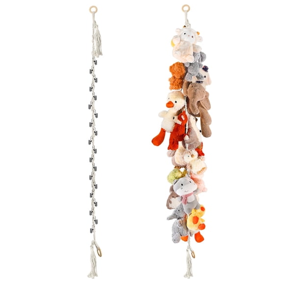 Cadena de almacenamiento colgante CERETIA 80, paquete de 2 unidades, para animales de peluche