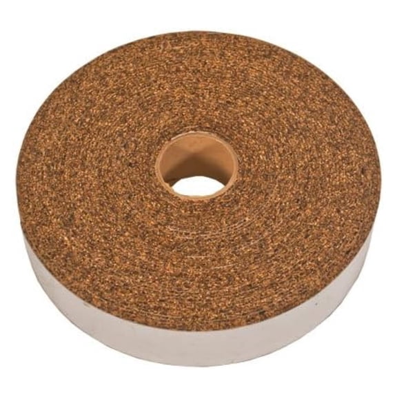 CORK AND RUBBER STRIPPING WITH ADHESIVE 1/8" X 1-1/2" X 25' Brown 1/8"x1-1/2"x25'