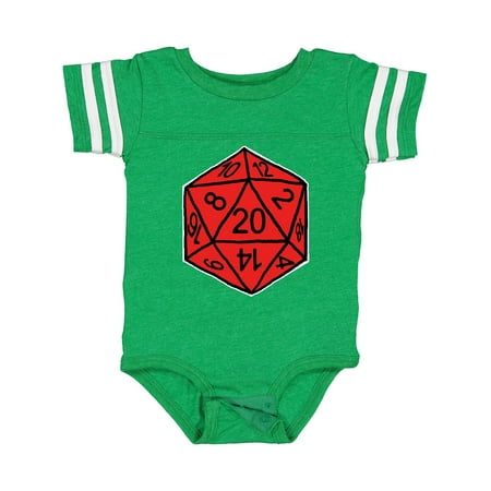 

Inktastic Red 20 Sided Dice Gift Baby Boy or Baby Girl Bodysuit