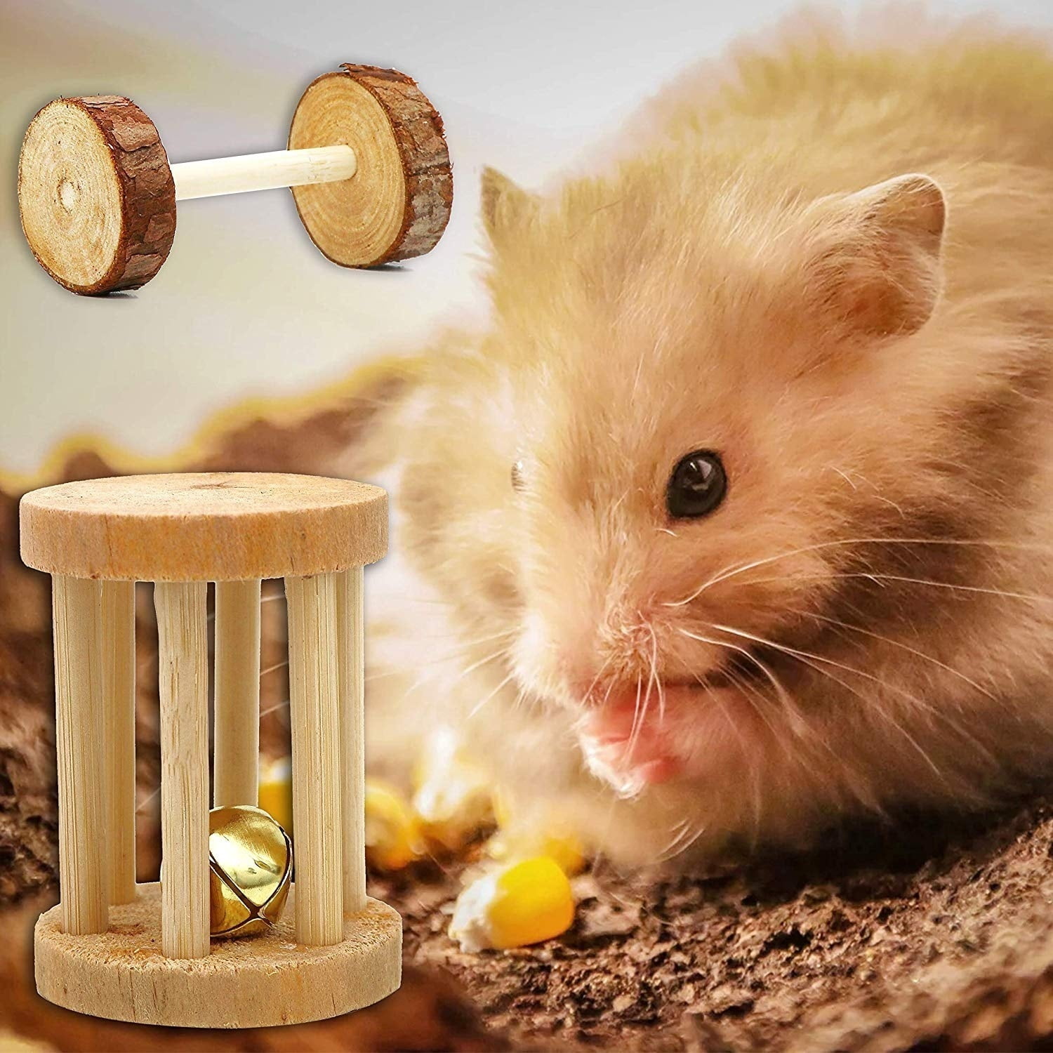 Festnight 8.3inch Pets Exercise Wheels Hamster Mice Gerbil Rat Exercise Wheel Silent Spinner PP Run Disc Small Animal Pet Toy 