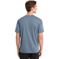 thumbnail image 4 of Gildan Performance T-Shirt for Men, Full Polyester Short Sleeve Tee, Moisture-Wicking, Stone Blue, 2XL, 4 of 5