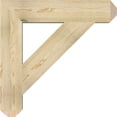 thumbnail image 3 of Ekena Millwork 6"W x 32"D x 32"H Traditional Craftsman Rough Sawn Bracket, Douglas Fir, 3 of 13
