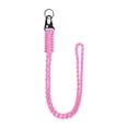 thumbnail image 1 of Paracord Lanyard Neck Lanyard Rope Llave de llave Lanyard Lanyard para trepar de mochilero Insignias de identificación al aire libre Cámara Rosa, 1 of 8