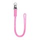 thumbnail image 1 of Cordón de paracord para el cuello, mosquetón resistente, cordón trenzado para llaves, llavero Rosa, 1 of 9