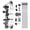 black/basic, variant on Motion Zeus Compound Bow Package Fully Adjustable for Adults and Teens, 0-70 Lbs Draw Weight, 23.5"-31" Draw Length, Up to 320fps IBO,Hunting Bow Archery Set