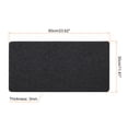 thumbnail image 2 of Uxcell 24"x12" Desk Mat Protector, Felt Dual Side Mouse Pad Writing Mat for Office Home, Gray, 2 of 5