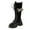 Black, variant on Women Mid-Calf Fashion Durability Western Boots Gothic Shoes Daily Commuter for Ladies Wedding for Parties and Proms Black US-6.5(EU-37)