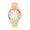 Gold Rainbow, variant on Mens Big Rocks with Rainbow Multicolor Rhinestone Bezel Fully Iced Out Colorful Dial Watch - ST10327 RN Single (ST10401 SLV Rainbow)