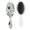 White-231, variant on Lemon Hair Brush, I Love Lemons Print Paddle Brush, Vintage Summer Fruit Design, Cute Floral Pattern, Soft Bristle Detangling Brush for Women and Men