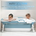 thumbnail image 3 of Wussanun Foldable Bathtub for Adult Large Collapsible tub Portable Bathtub for Bathroom Folding SPA Tub for Shower Stall, 3 of 8