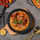 thumbnail image 4 of 4 Pack Quiche Tart Pan,5 Inch Round Perforated Pizza Baking Tray Non-Stick Tart Tin with Holes for C, 4 of 5