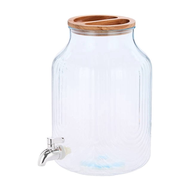 Dispensador Home Trends de Vidrio con Grifo para Bebidas Frías de 7.5 Litros