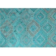 thumbnail image 1 of Ahgly Company Indoor Rectangle Southwestern Light Blue Country Area Rugs, 3' x 5', 1 of 4