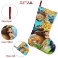 thumbnail image 5 of El Libro de la Selva Tema: Calcetines de Navidad, fino lino blanco para colgar en escaleras y chimenea, decoración navideña para el hogar, regalo de Navidad.54cm×38cm, 5 of 5