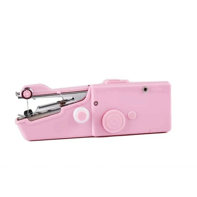 Portable Sewing Machine Manual Mini Electric Straight Stitch Household Needlework Set Repairs DIY Clothes Stitching Tools ,Smooth Thread Sewing