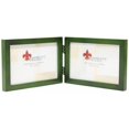 thumbnail image 1 of Hinged Double Horizontal Wood Picture Frame Gallery - Green, 0.67 in., 1 of 1