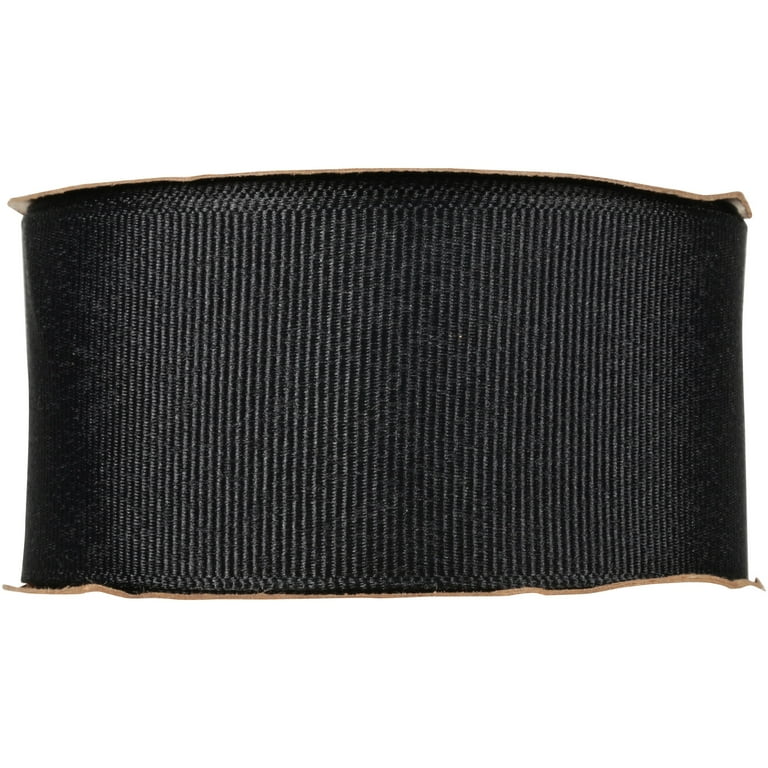 Berwick Black 1 1/2 inch Grosgrain Polyester Ribbon 12 feet for