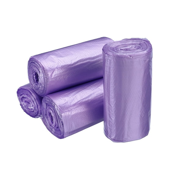 Small Trash Bags for Mini Desktop Cans in Home, Kitchen, Office Use Purple