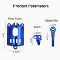 thumbnail image 2 of Kit de reemplazo de la cubierta del motor modificado (hágalo usted mismo) para máquinas de cortar pelo Wahl 8591, 8148 y 8504. Azul, 2 of 7