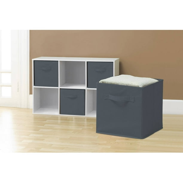 Sorbus Foldable Storage Cube Basket Bin (6pk) Green - Walmart.com ...