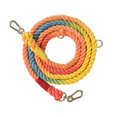 thumbnail image 3 of Handcrafted Dog Leash Multifunctional Double Head Braiding Dog Training Leash With Gold Accessories For Running 210cm*1.2cm, 3 of 5