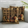 thumbnail image 3 of MLJA Throw Pillow Cover Guitar Bass Music Musical Instruments Strings Cool Rectangular Throw Pillow Covers for Couch Sofa Home Decor, 3 of 5