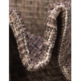 thumbnail image 5 of Unique Loom Outdoor Border Collection Area Rug - Soft Border (7' 10" Square Brown/Ivory), 5 of 6